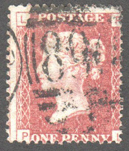 Great Britain Scott 33 Used Plate 145 - PL - Click Image to Close